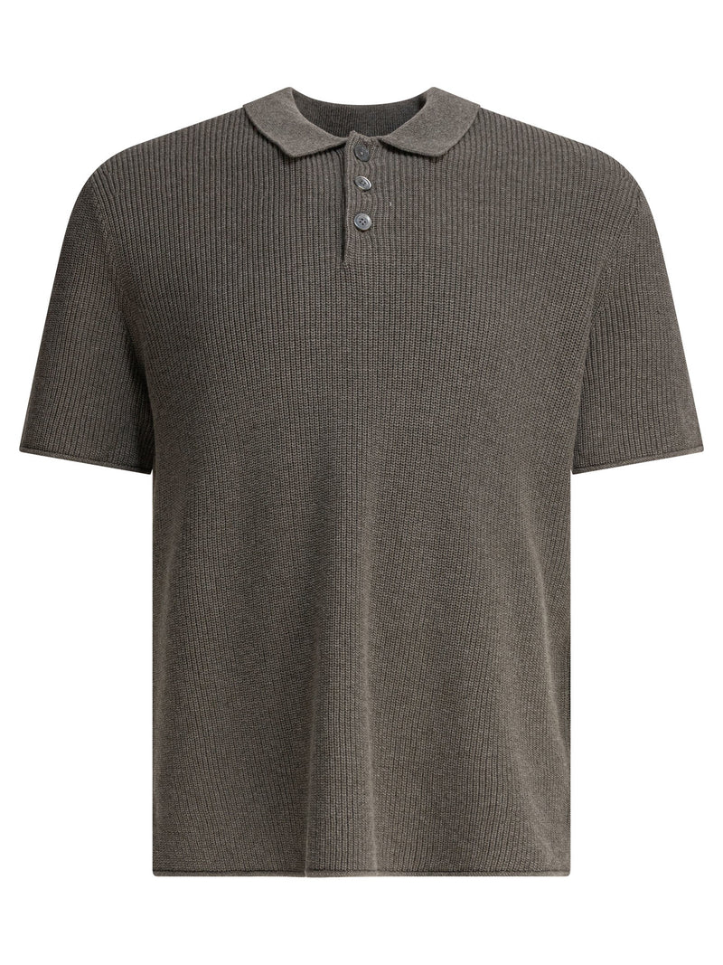 Alex Mill Alex Mill Eastwood Polo Shirt Heather Olive Men - World Class Fashion