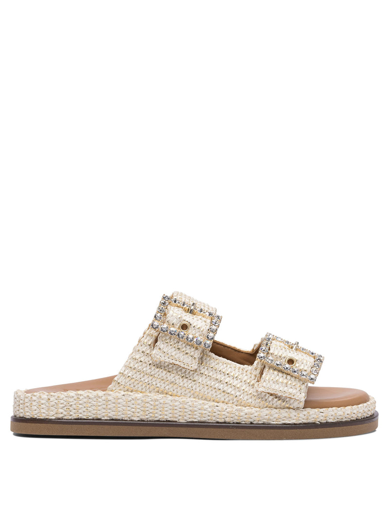 Alibi Alibi Greta Pearl White Sandals Women - World Class Fashion