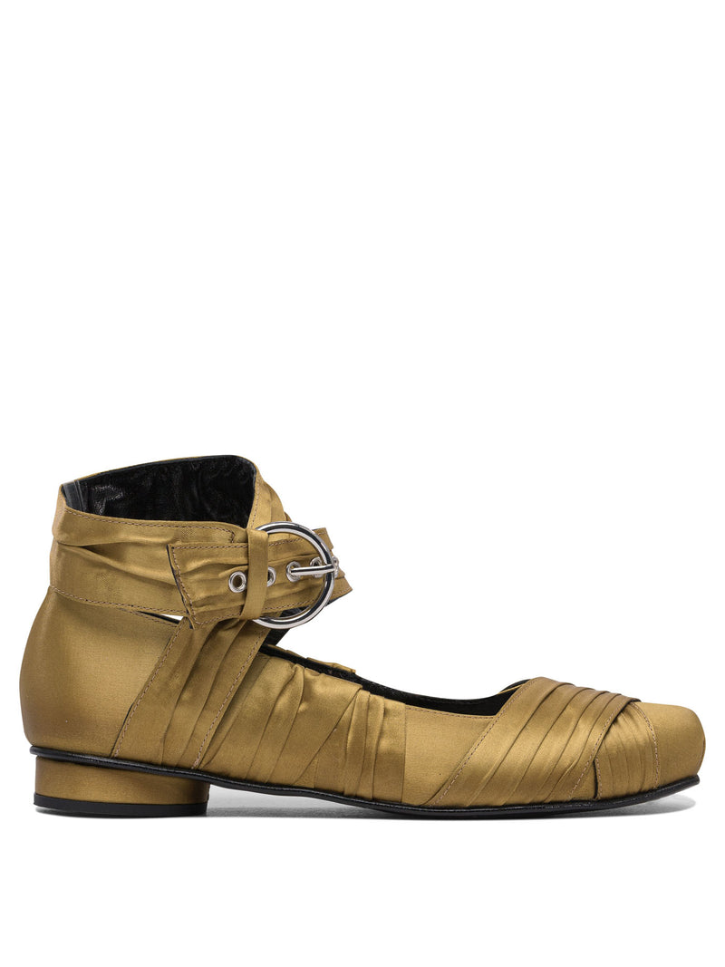 Alohas Bailarinas de mujer doradas Alohas - World Class Fashion