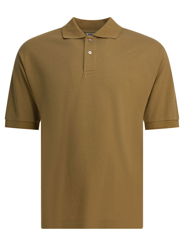 Auralee Heavy Cotton Polo Shirt
