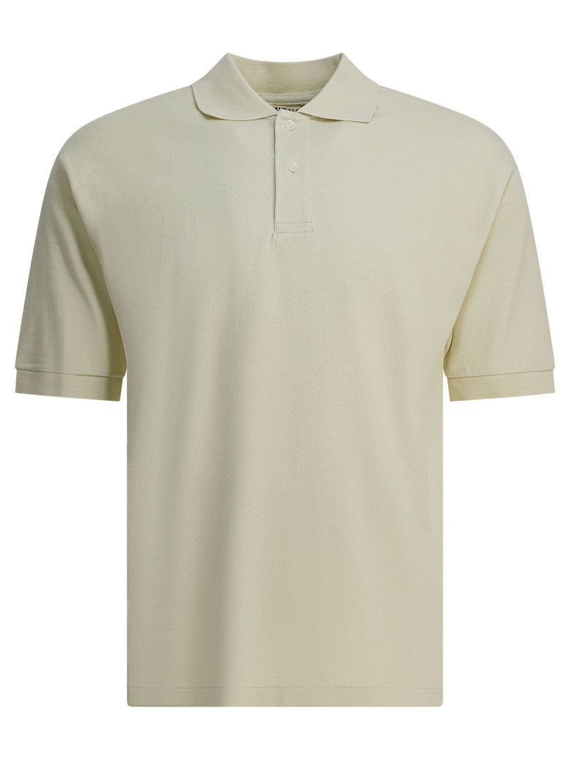 Auralee Auralee Heavy Cotton Polo Shirt Green Men - World Class Fashion