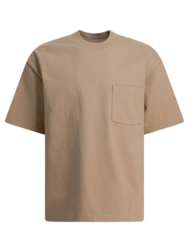Auralee Auralee Cotton T-Shirt Beige Men - World Class Fashion