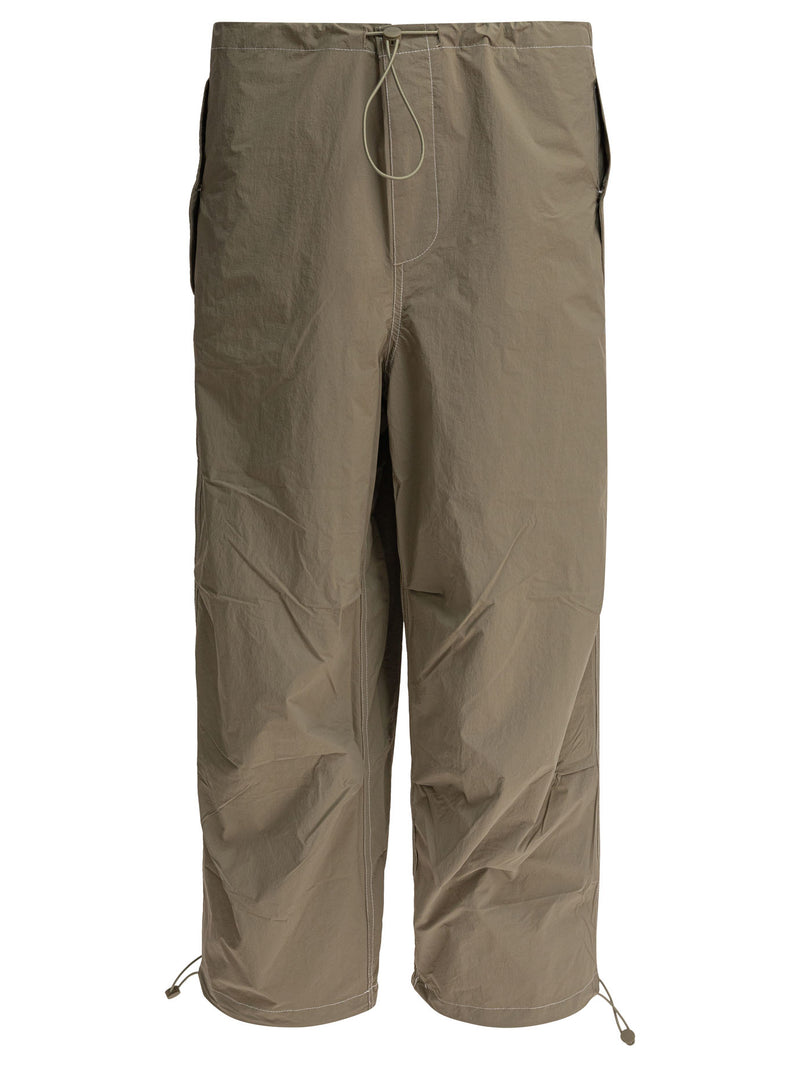 Autry Pantalones Autry Nylon Reflex Parachute Verdes - World Class Fashion