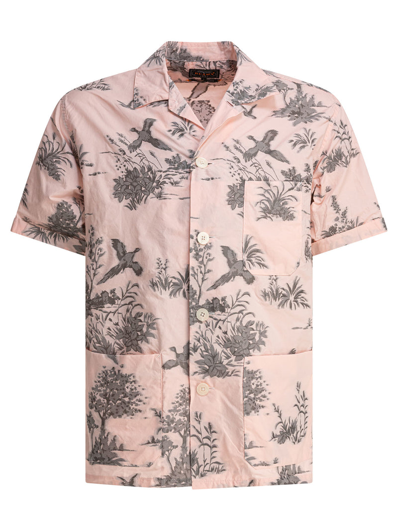 Beams Plus Beams Plus Beach Shirt Pink Men - World Class Fashion