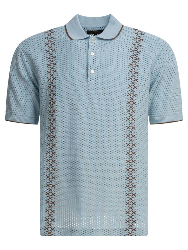 Beams Plus Perforated Polo Shirt