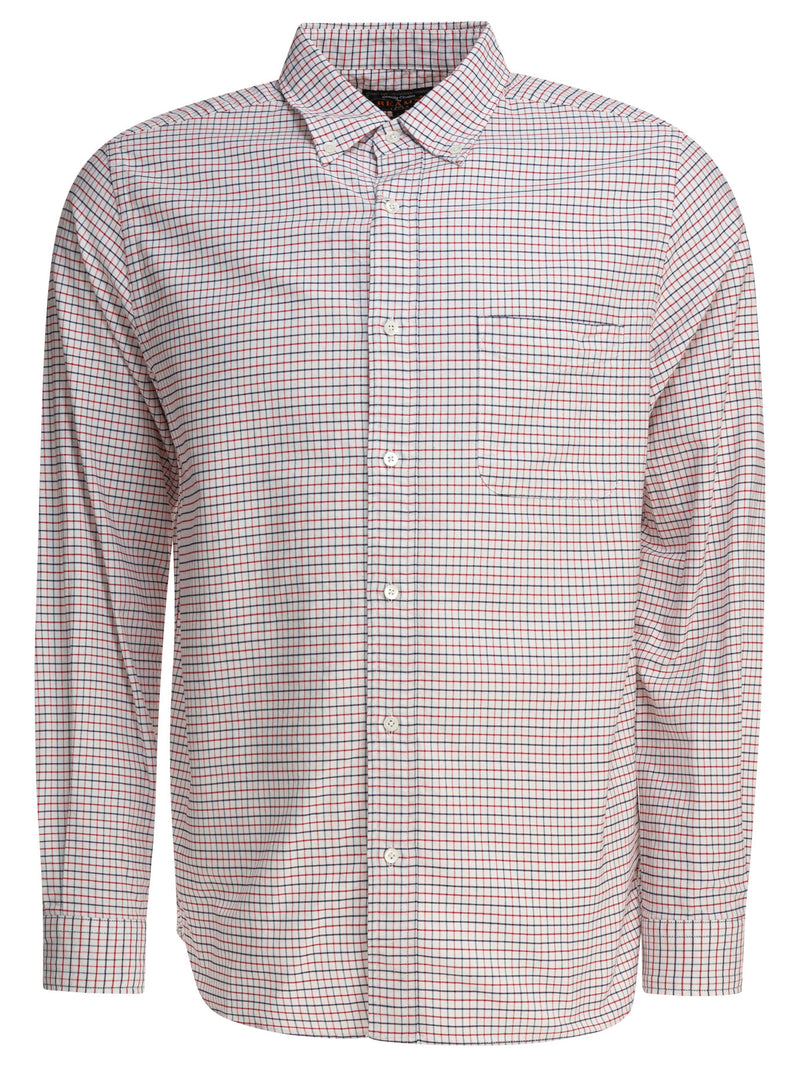 Beams Plus Beams Plus Oxford Tattersall Shirt White - World Class Fashion