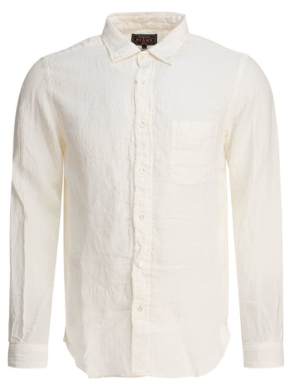 Beams Plus "linen Solid" Shirt