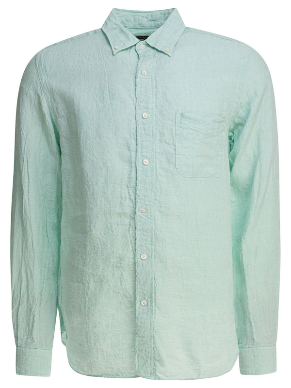 Beams Plus "linen Solid" Shirt