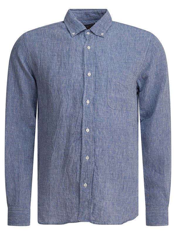 Beams Plus "linen Solid" Shirt