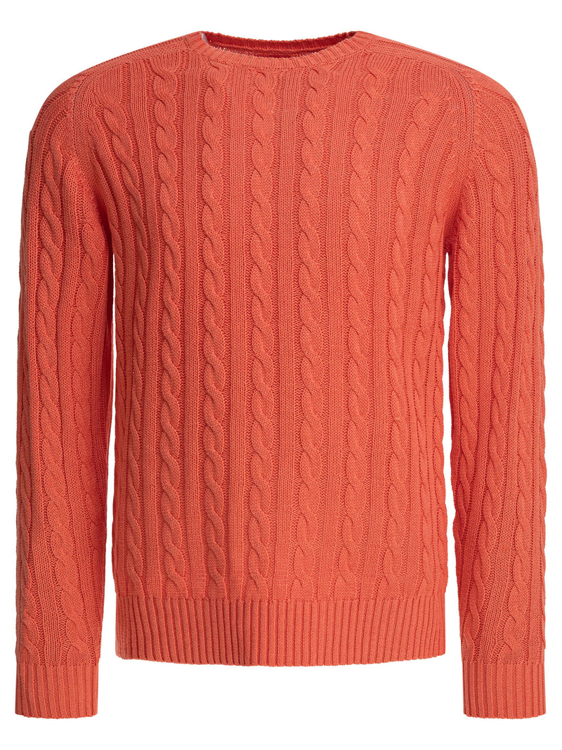 Beams Plus Beams Plus Suéter de lino y algodón rosa - World Class Fashion