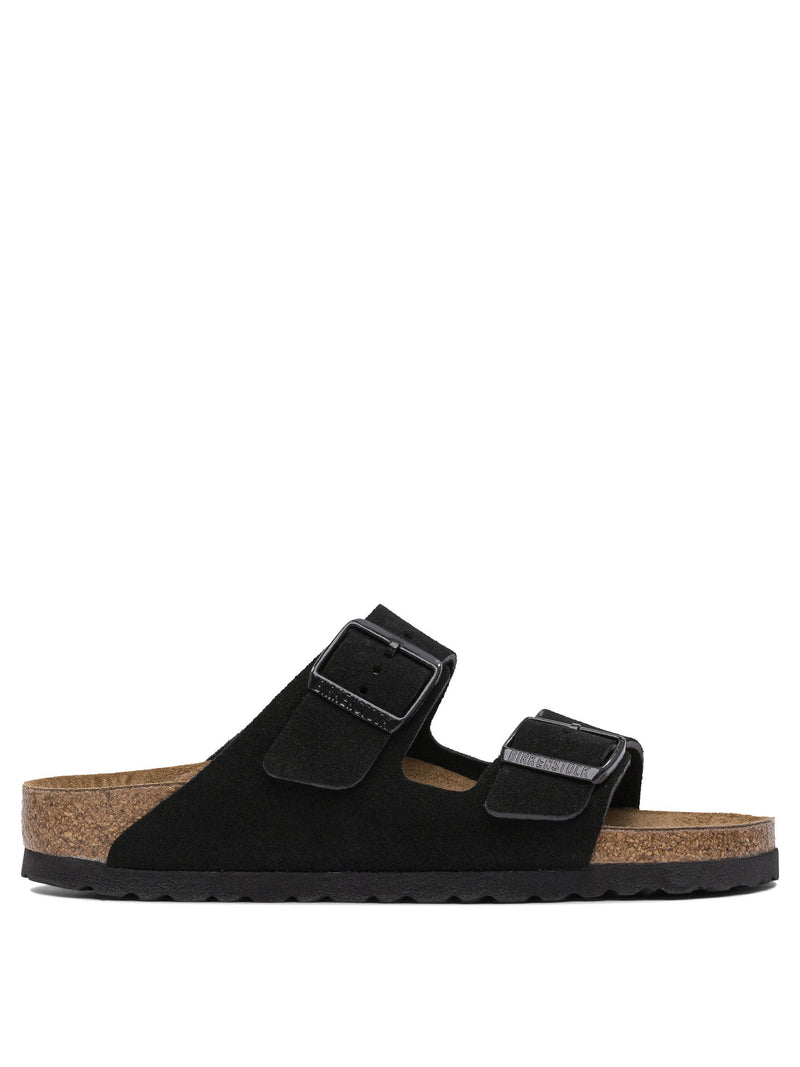 Birkenstock Birkenstock Arizona Low Sandals Black Suede Women - World Class Fashion