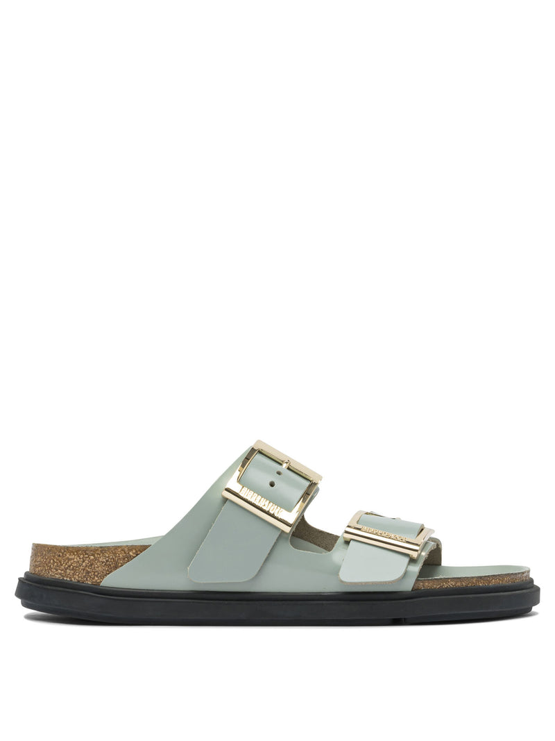 Birkenstock Birkenstock Arizona Droplet Buckle Low Sandals Green - World Class Fashion