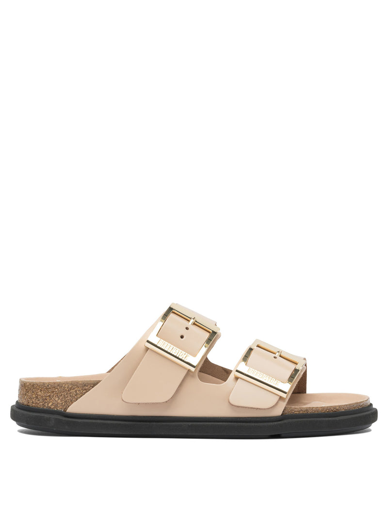 Birkenstock Birkenstock Arizona Droplet Buckle Sandals Beige - World Class Fashion