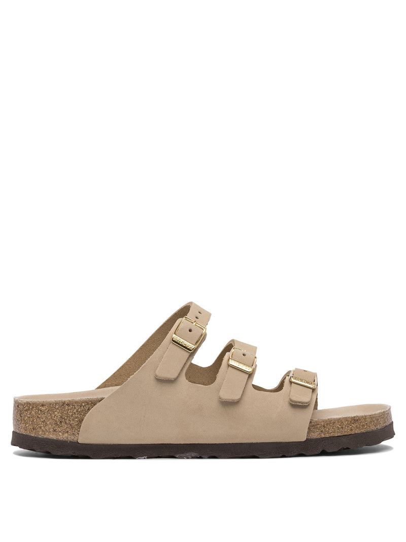 Birkenstock Birkenstock Florida Fresh Sandals Beige Leather Women - World Class Fashion