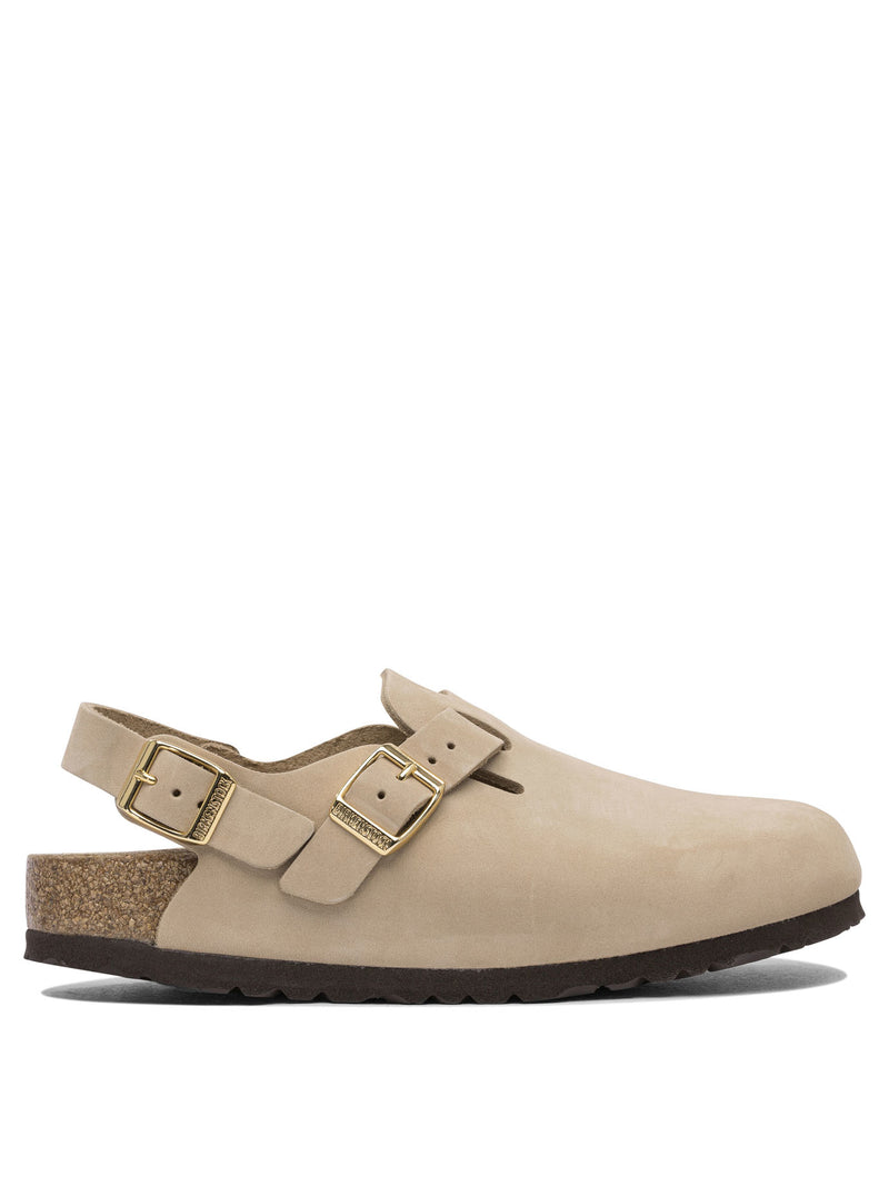 Birkenstock Birkenstock Tokyo Leather Sabot Beige Women - World Class Fashion