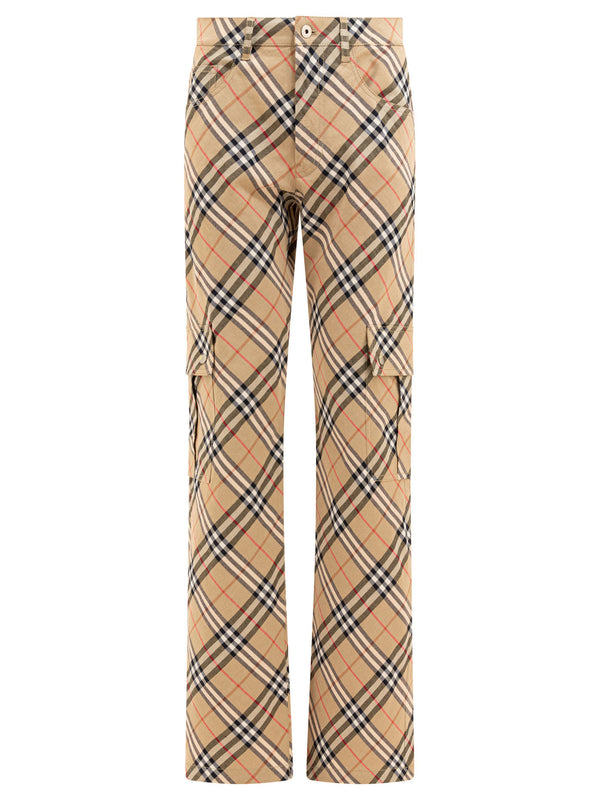 Burberry "check" Cargo Trousers