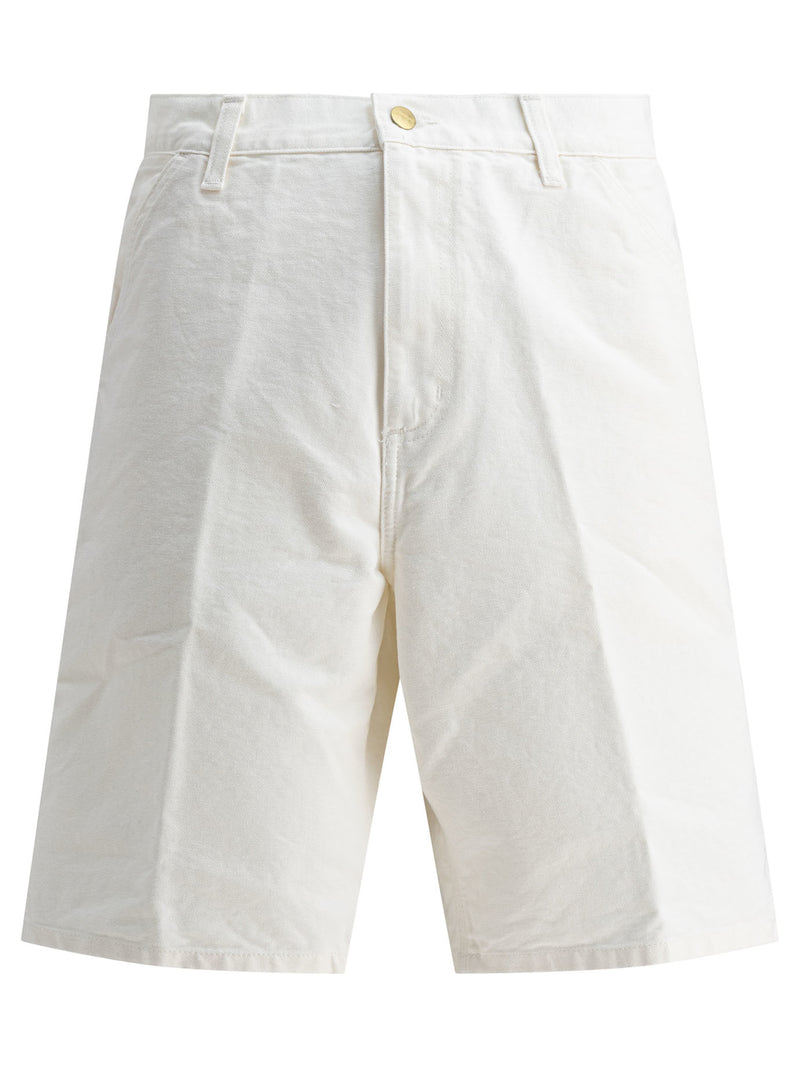 Carhartt WIP Carhartt WIP Single Knee Shorts White Men - World Class Fashion