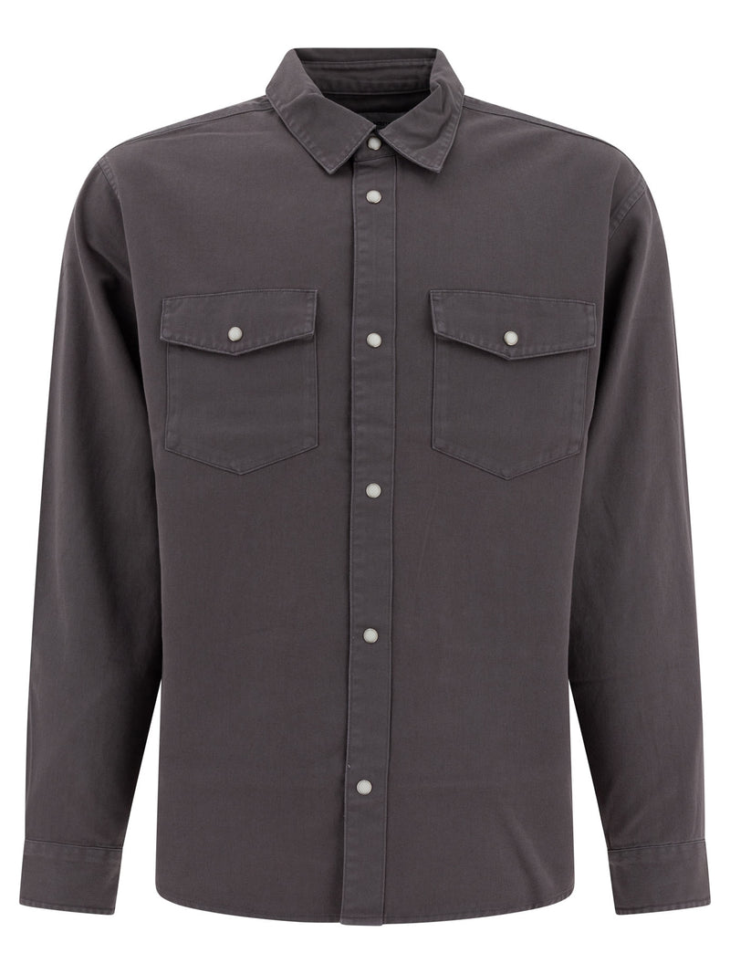 Carhartt WIP Carhartt WIP L/S Santa Fe Shirt Grey Men - World Class Fashion