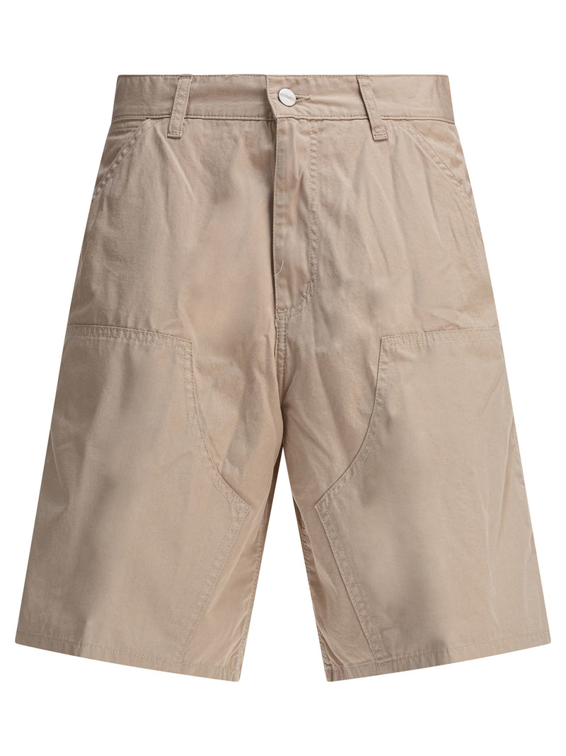 Carhartt WIP Carhartt WIP Double Knee Shorts Beige Hombre - World Class Fashion