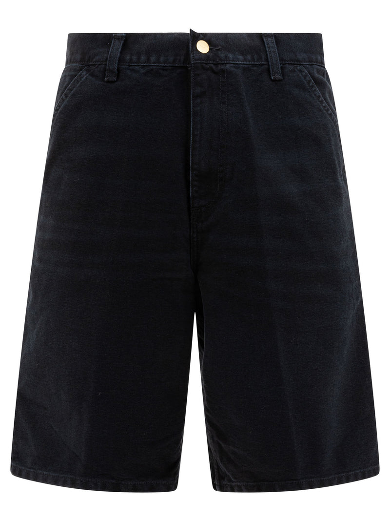 Carhartt WIP Carhartt WIP Single Knee Shorts Negro Hombre - World Class Fashion