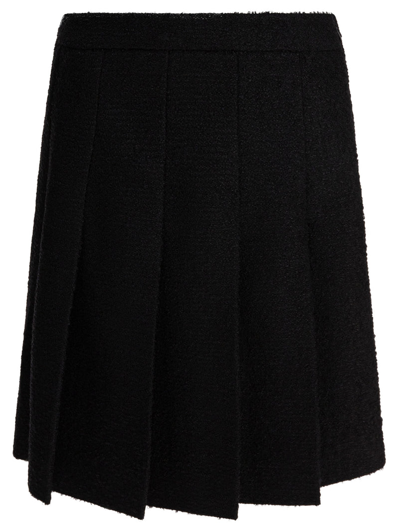 Celine Celine Pleated Skirt Black Women - World Class Fashion