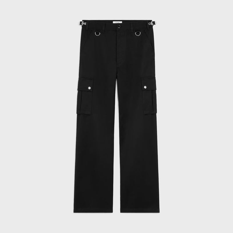 Celine Celine Pantalón Cargo Negro Hombre - World Class Fashion