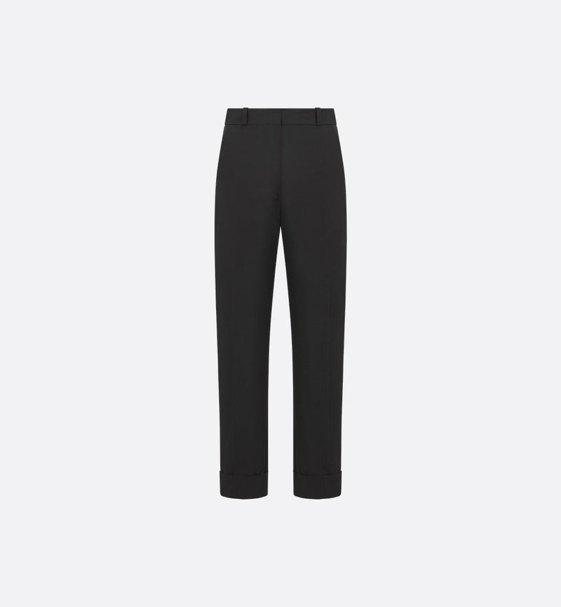 Dior Pantalones de algodón y seda Dior para mujer negros - World Class Fashion