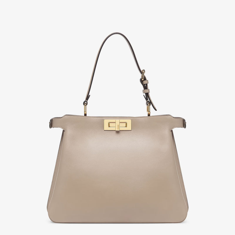 Fendi Fendi Peekaboo Soft Handbag Brown - World Class Fashion