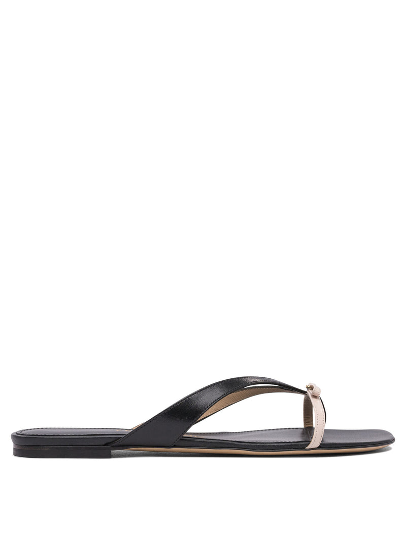 Ferragamo Ferragamo Women's Black Leather Sandals - World Class Fashion