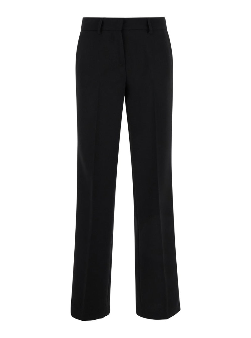 F.It F.I.T. Pantalón Recto Negro para Mujer - World Class Fashion