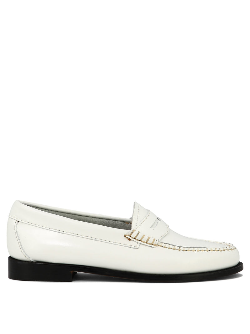 G.h. Bass & Co. G.H. Bass & Co. Weejuns Penny Loafers White - World Class Fashion