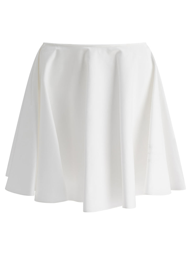 Givenchy Falda de algodón Givenchy Medallion blanca - World Class Fashion