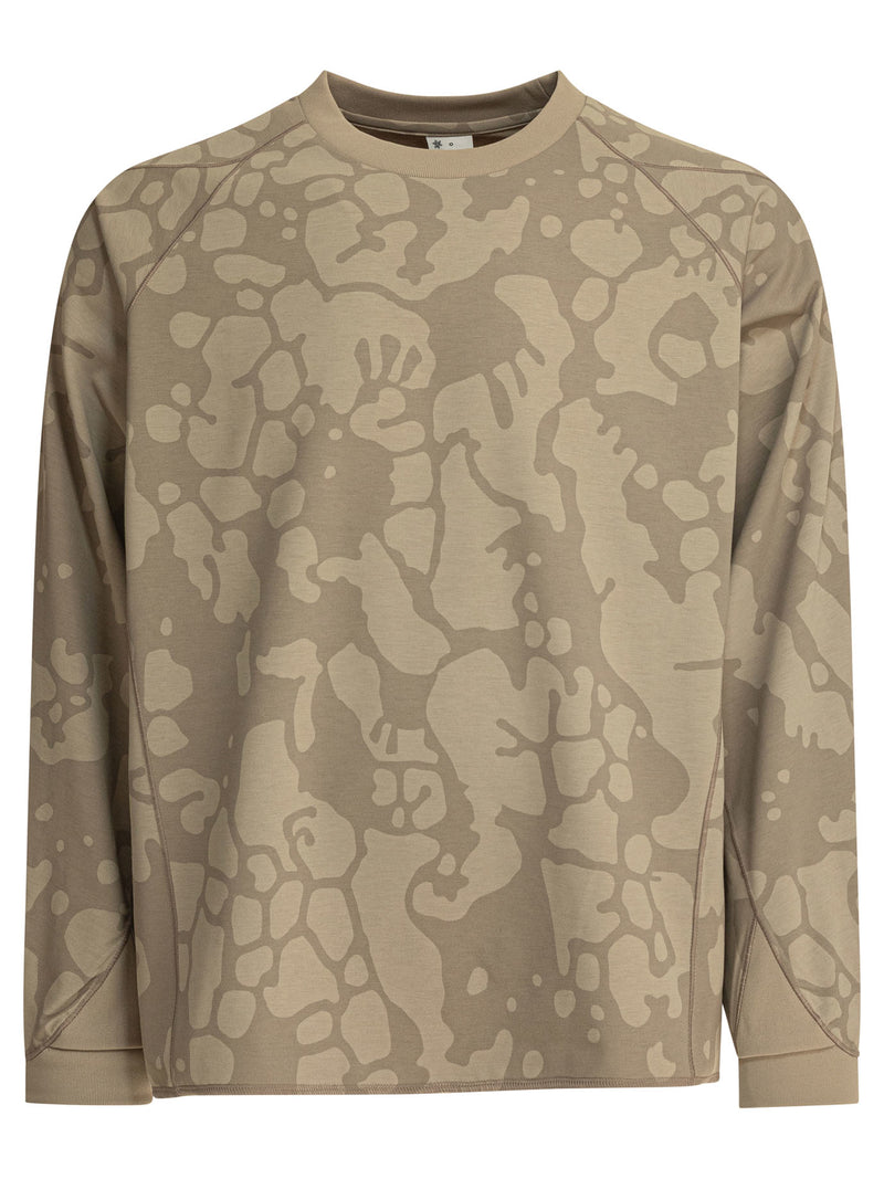 Goldwin Goldwin 0 Reaction Diffusion Sweatshirt Beige Men - World Class Fashion