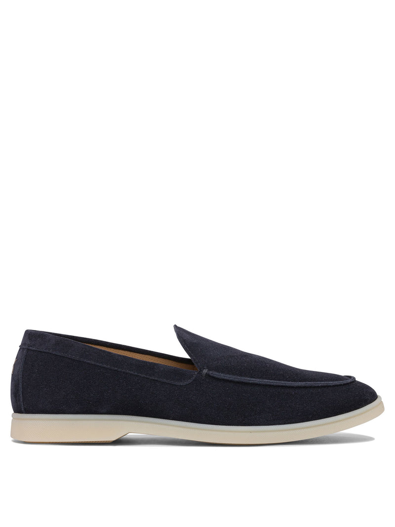 Henderson Baracco Mocasines de Hombre de Ante Azul Henderson Baracco Panarea - World Class Fashion