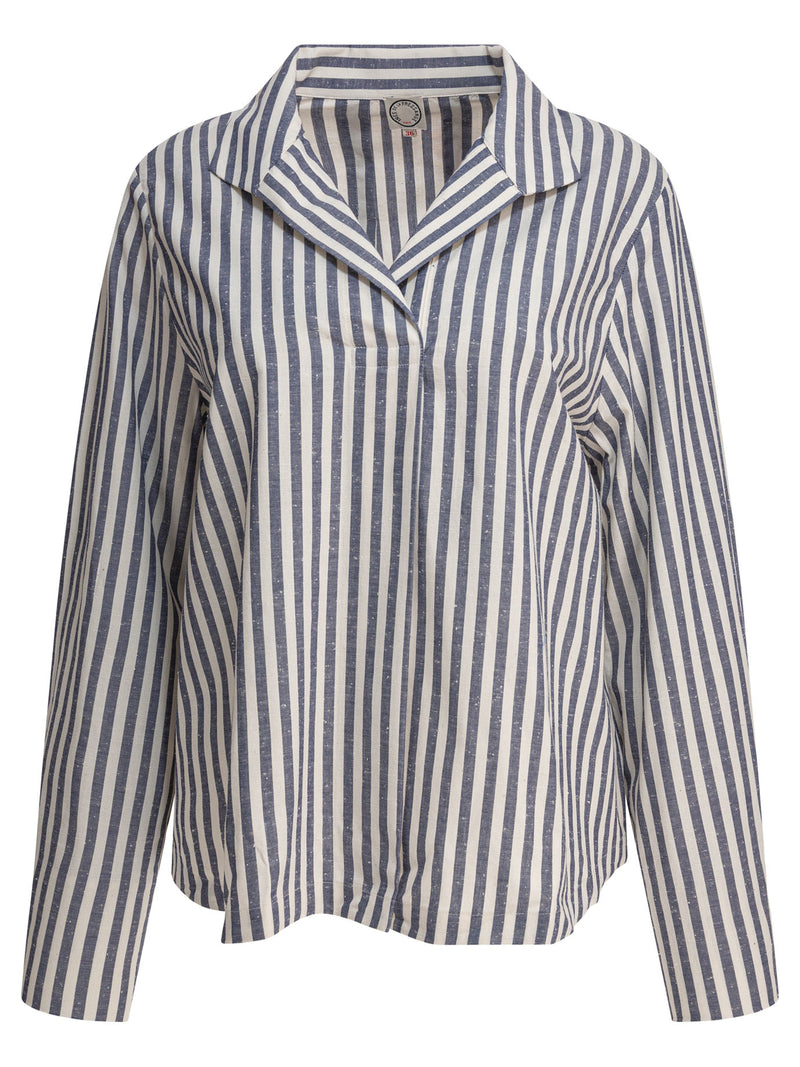 Ines De La Fressange Ines De La Fressange Women's Blue Cotton Shirt - World Class Fashion
