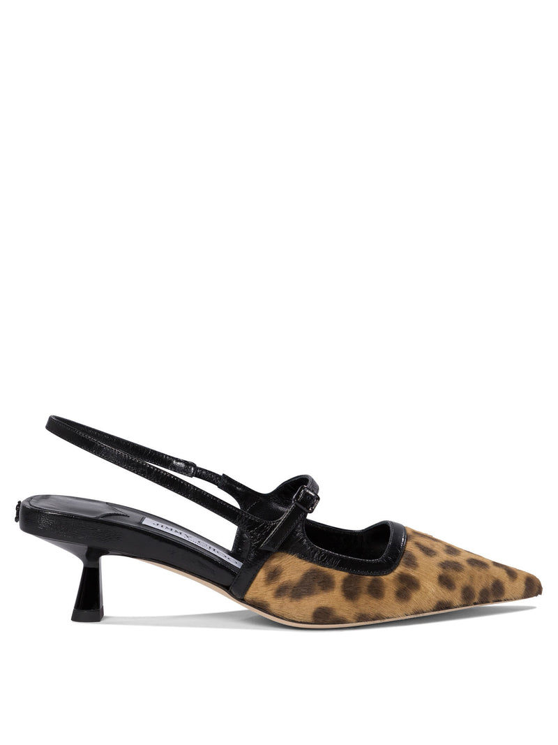 Jimmy Choo Jimmy Choo DIDI 45BXRNATURAL/BLACK Beige Women Pumps - World Class Fashion