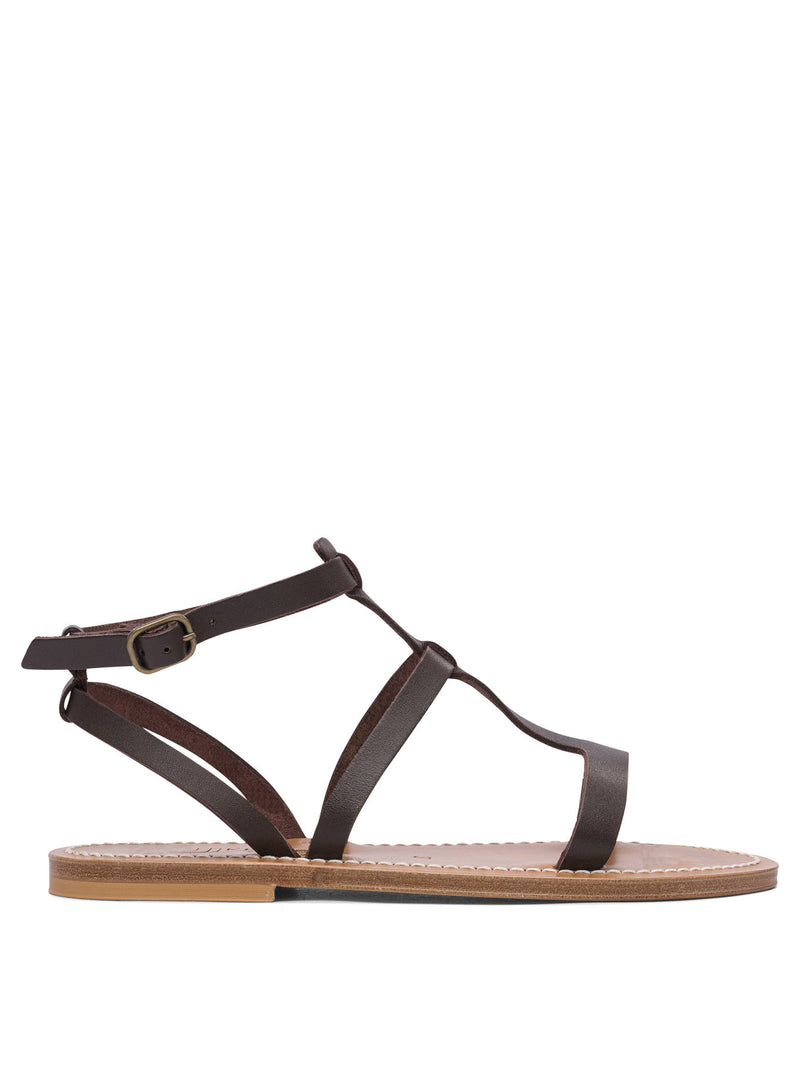 K.Jacques K.Jacques Leather Sandals Brown Women - World Class Fashion