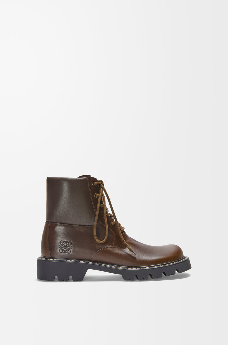 Loewe Botines Loewe Sierra Combat verde caqui oscuro - World Class Fashion