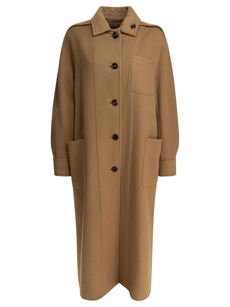 Max Mara Abrigo camisero Max Mara marrón - World Class Fashion