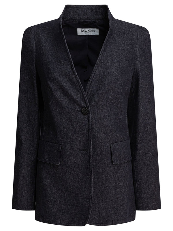 Max Mara Denim-effect Blazer