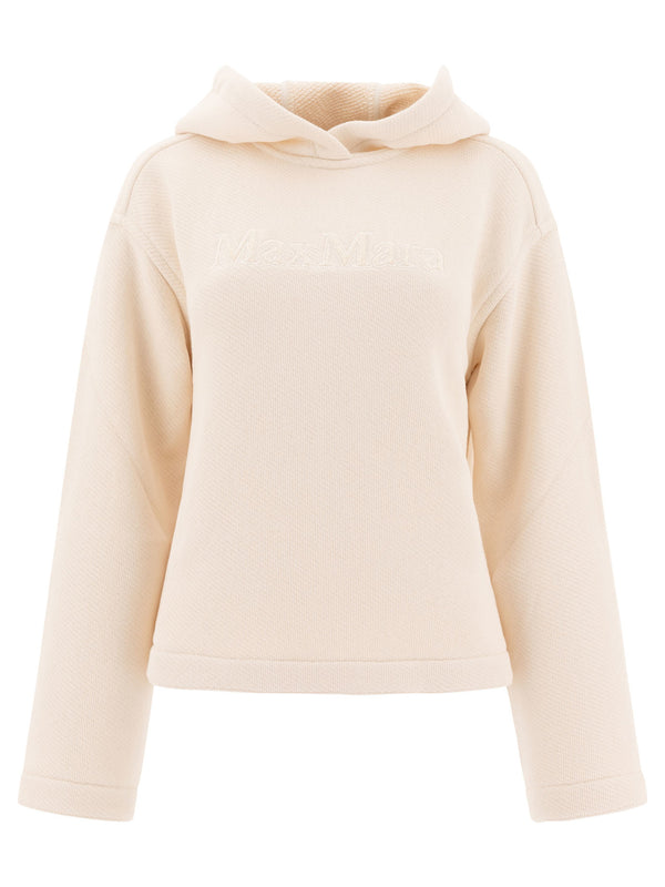 Max Mara Hoodie With Embroidered Logo