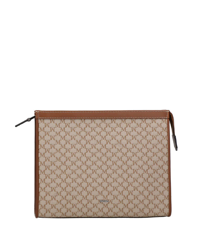 Max Mara Max Mara Mm Trousse Pouch Beige Women - World Class Fashion