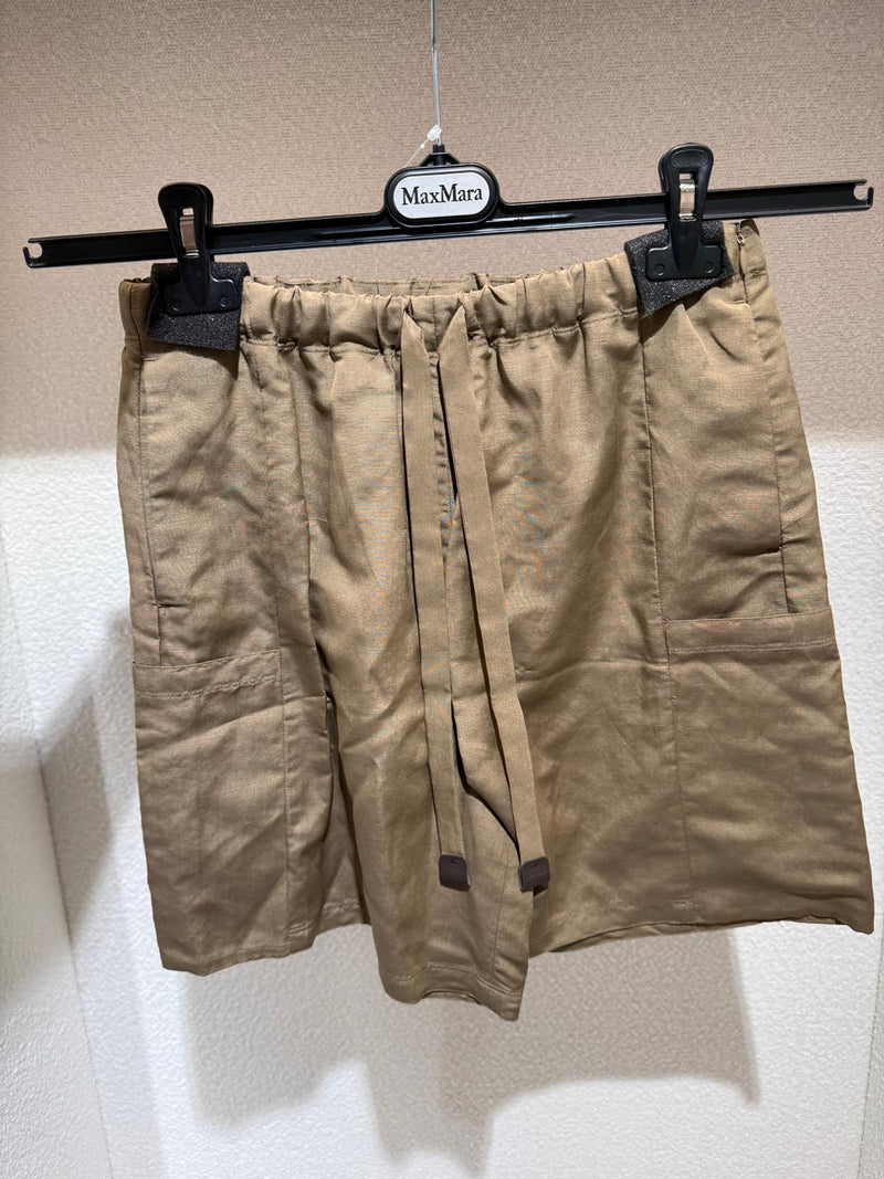 Max Mara Pure Max Mara Pure Quebe Shorts Beige Mujer - World Class Fashion
