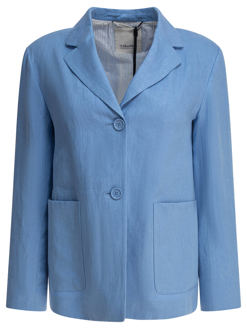 Max Mara S Max Mara S Olivia Blazer Azul Claro Mujer - World Class Fashion