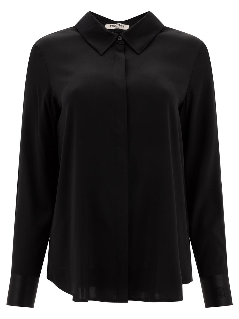 Max&Moi Max&Moi Silk Shirt Black Women - World Class Fashion