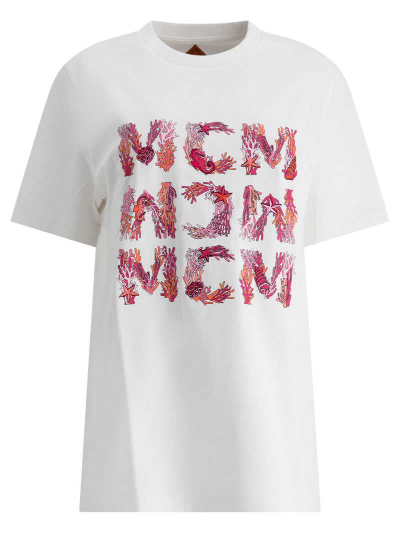 Mcm Mcm Cotton T-Shirt White Women - World Class Fashion