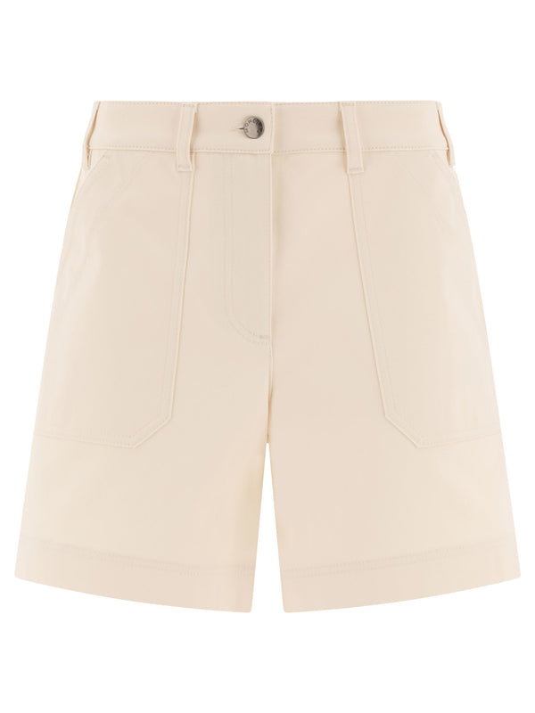 Moncler Cotton Gabardine Shorts
