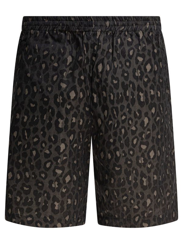 Needles Leopard Shorts