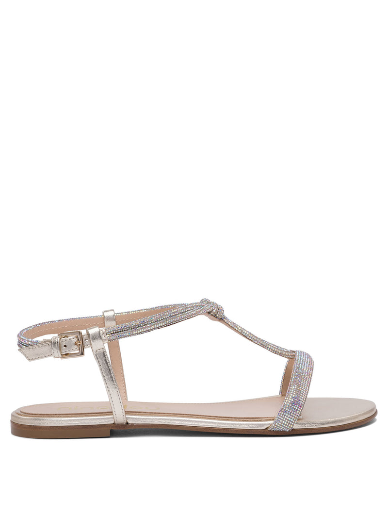 Ninalilou Ninalilou Silver Leather Sandals Women - World Class Fashion