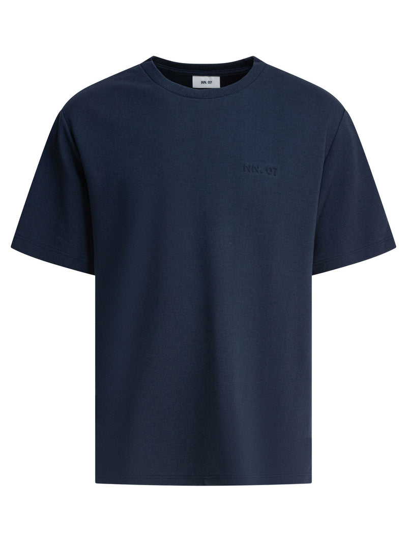 Nn.07 Nn.07 Nat Camiseta Tencel Azul Hombre - World Class Fashion